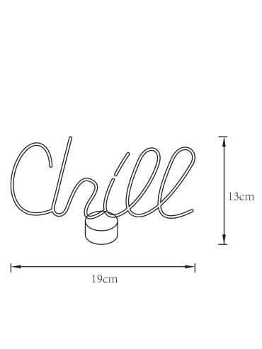 Lampa stołowa NEON CHILL FM-JNL31