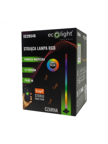 Lampa podłogowa TUYA RGB MUZYCZNA EC20546
