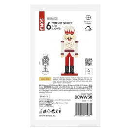 Drewniany żołnierz LED DCWW38