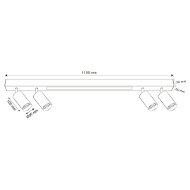 Lampa sufitowa PARIS 327406