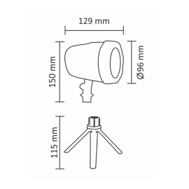 Projektor laserowy LED 309068