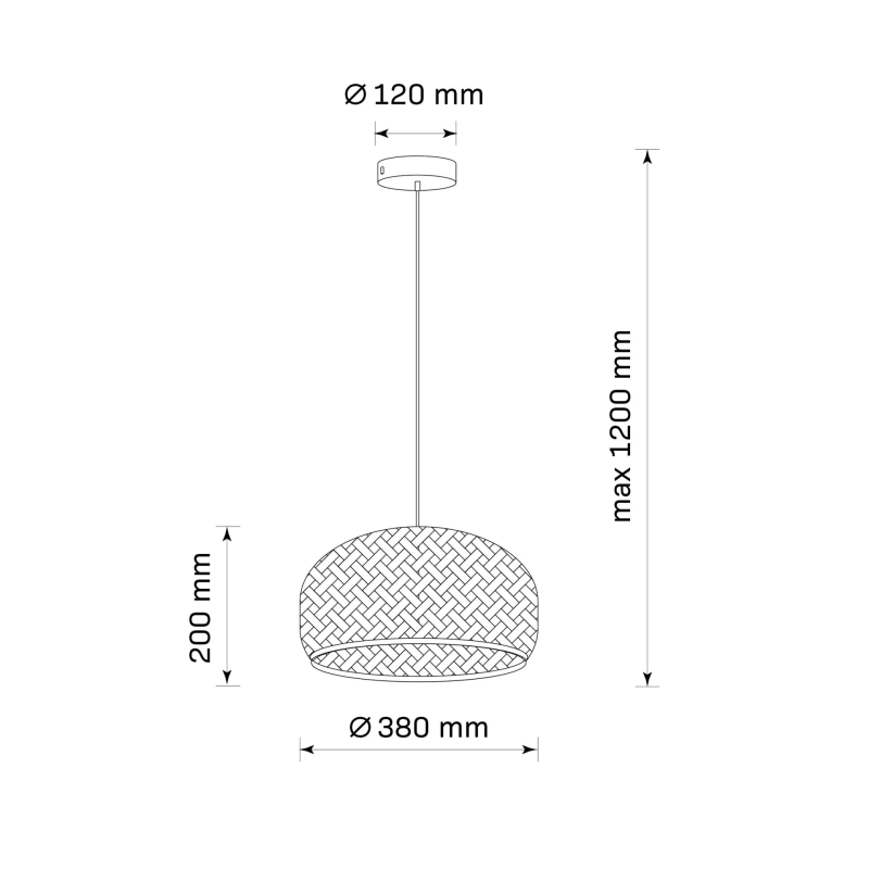 Lampa wisząca KORFU 329110