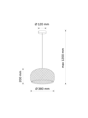 Lampa wisząca KORFU 329110