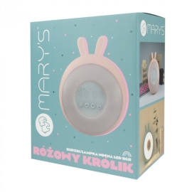 LAMPA STOŁOWA/BUDZIK RÓŻOWY KRÓLIK RGB MW20774