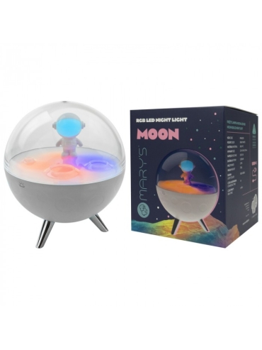 Lampa stołowa KSIĘŻYC BIAŁY RGB MW61055
