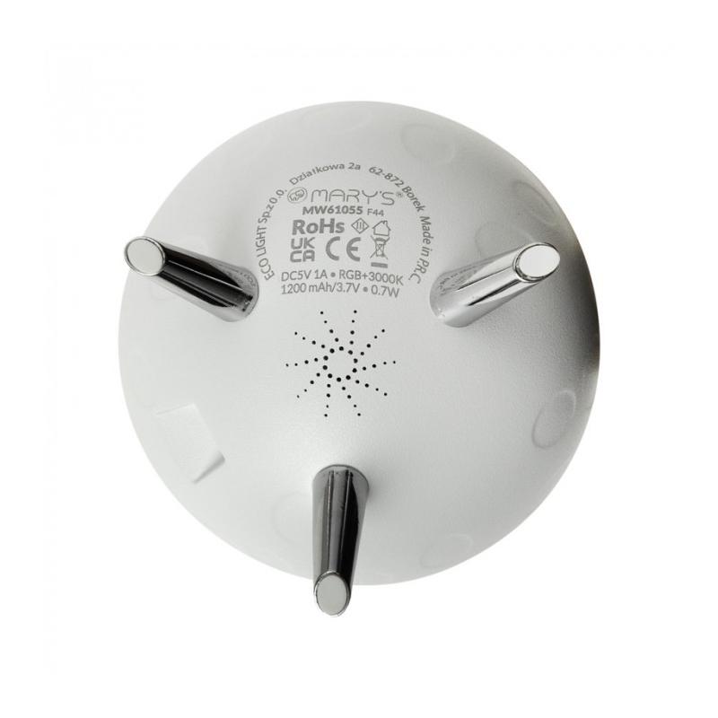 Lampa stołowa KSIĘŻYC BIAŁY RGB MW61055