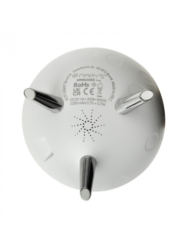Lampa stołowa KSIĘŻYC BIAŁY RGB MW61055