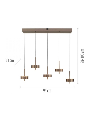 Lampa wisząca Q-ROTATE 2249-34