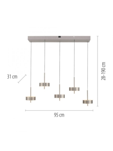 Lampa wisząca Q-ROTATE 2249-95