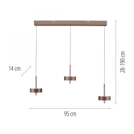 Lampa wisząca Q-ROTATE 2248-34