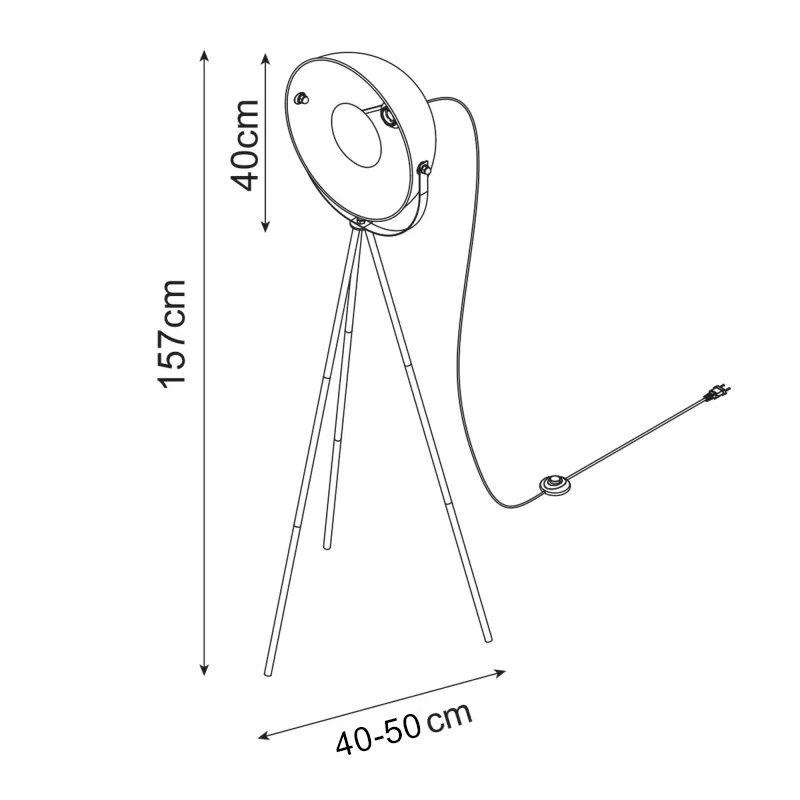 Lampa podłogowa LARC F16019