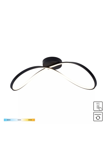 Lampa sufitowa ERDA 19600C-BK
