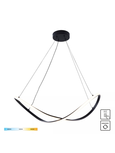 Lampa wisząca ERDA 19600P-BK