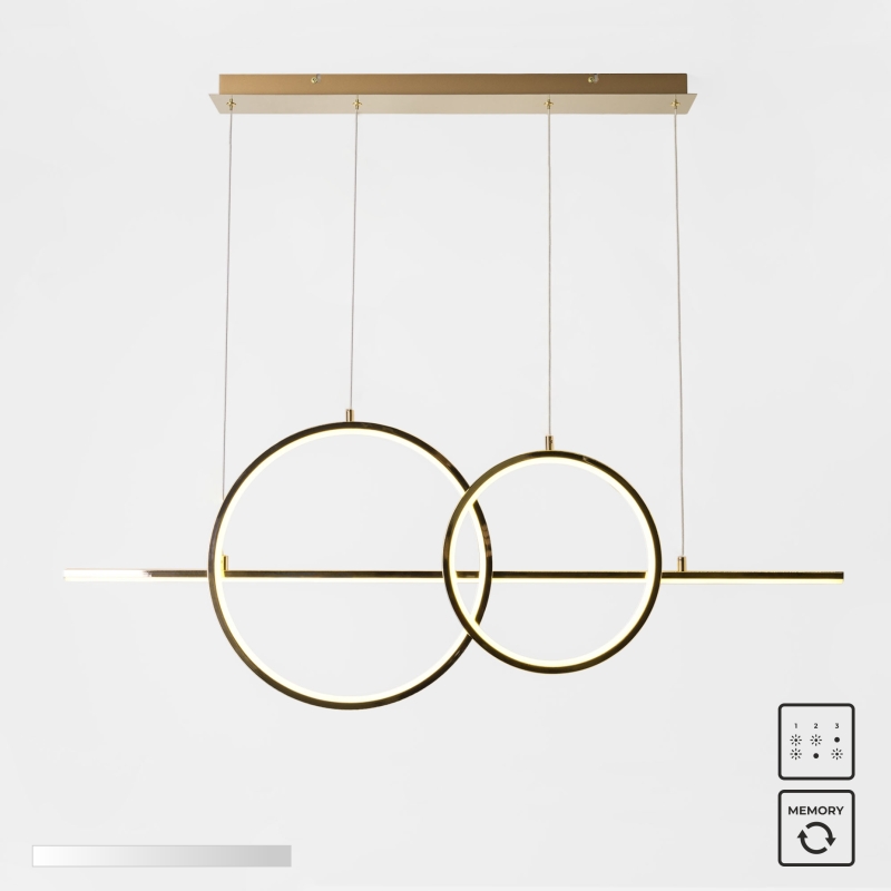 Lampa wisząca CHOLET MD7358-2A-3GT