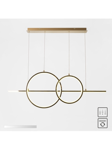 Lampa wisząca CHOLET MD7358-2A-3GT