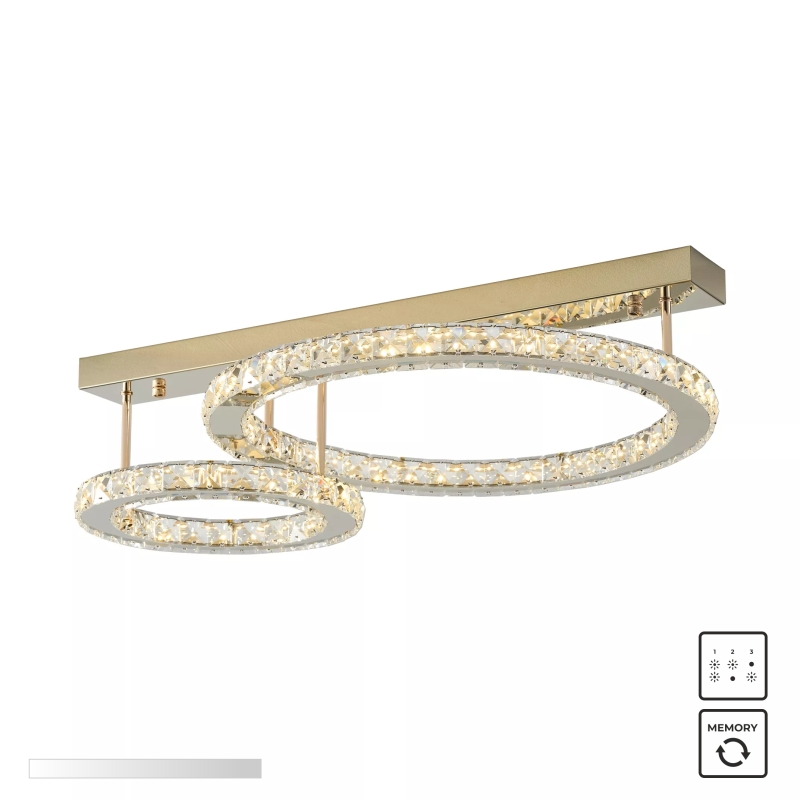 Lampa sufitowa GIRONA MX3713-2-3GT
