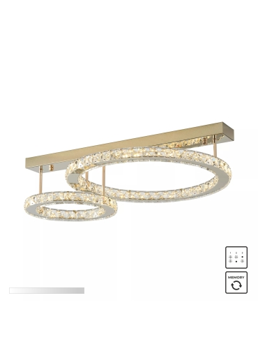 Lampa sufitowa GIRONA MX3713-2-3GT