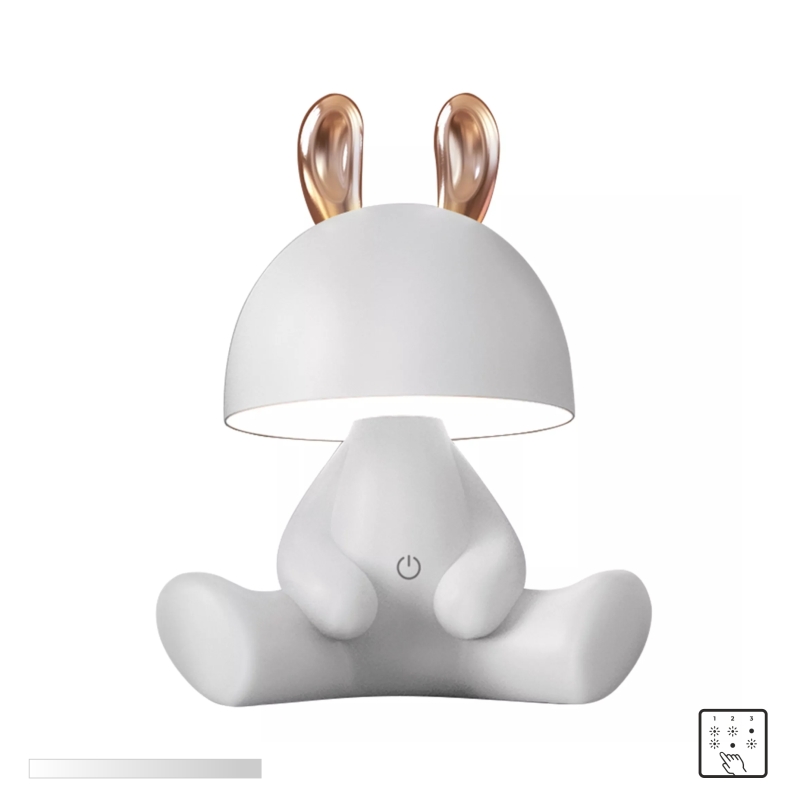 Lampa stołowa KRÓLIK KDR-6301-WH