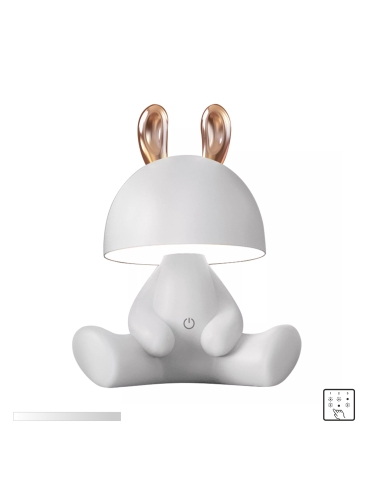 Lampa stołowa KRÓLIK KDR-6301-WH