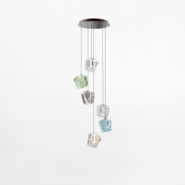Lampa wisząca COLORE MD3350A-6BL/MIX