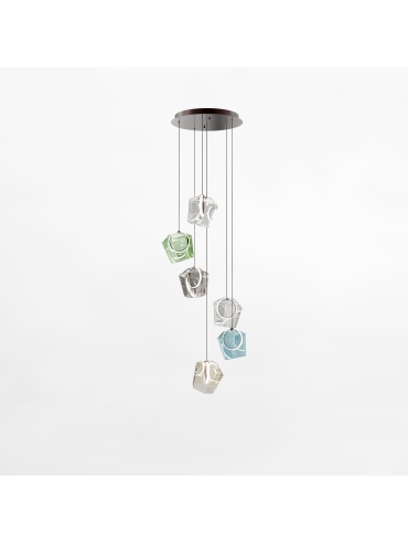 Lampa wisząca COLORE MD3350A-6BL/MIX