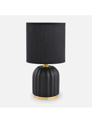 Lampa stołowa nocna czarna 26,5 cm HS8723-BL
