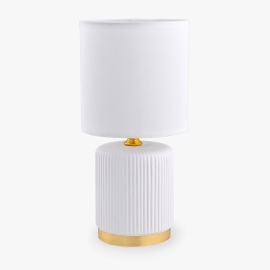 Lampa stołowa nocna biała 27,5 cm HS8720-WH