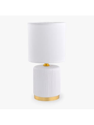Lampa stołowa nocna biała 27,5 cm HS8720-WH