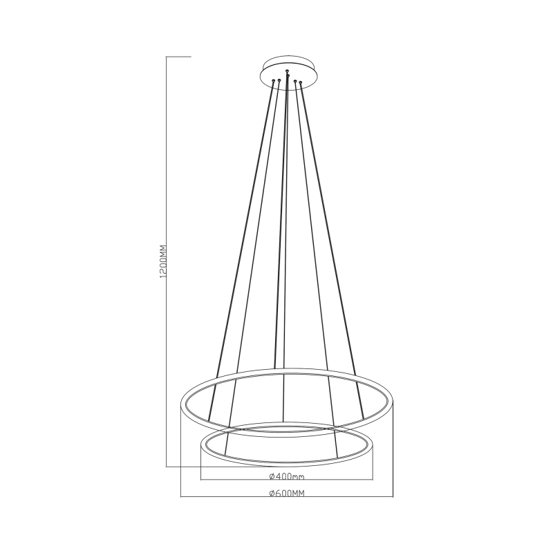 Lampa wisząca MARSEILLE PL201004B-2BK