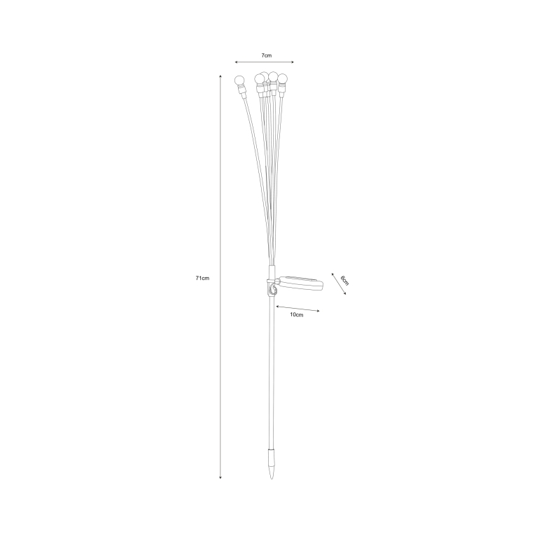 Lampa solarna VK018G-1