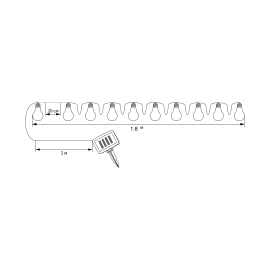 Girlanda solarna SW-1007A