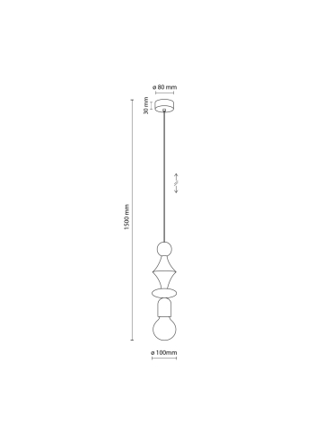 Lampa wisząca TOWER 10703