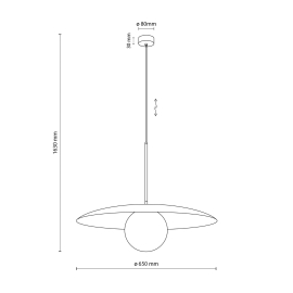 Lampa wisząca SLATE 10637