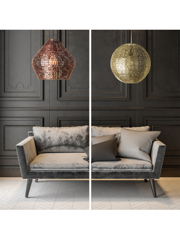 Lampa wisząca MESH PL-13102-GD