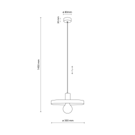 Lampa wisząca SILA 10757