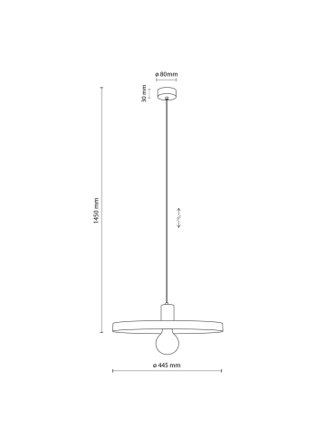Lampa wisząca SILA 10955