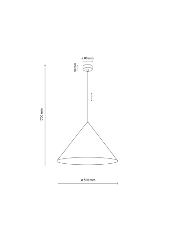 Lampa wisząca CONO 10622