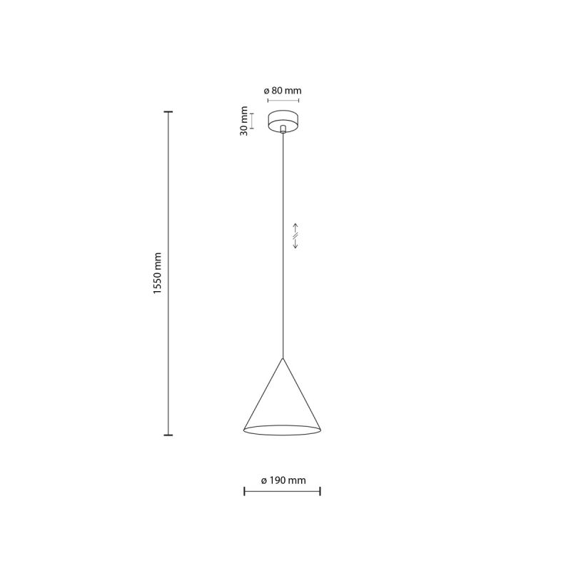 Lampa wisząca CONO 10619
