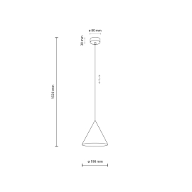 Lampa wisząca CONO 10885