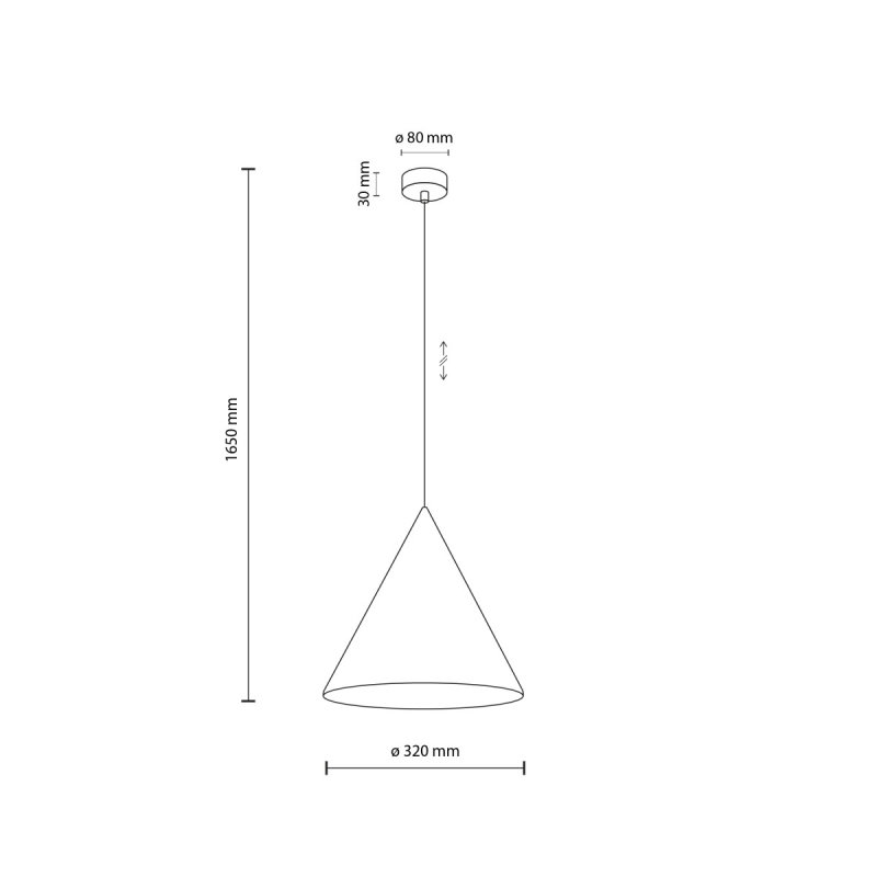 Lampa wisząca CONO 10887