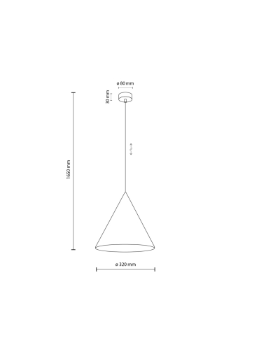 Lampa wisząca CONO 10887