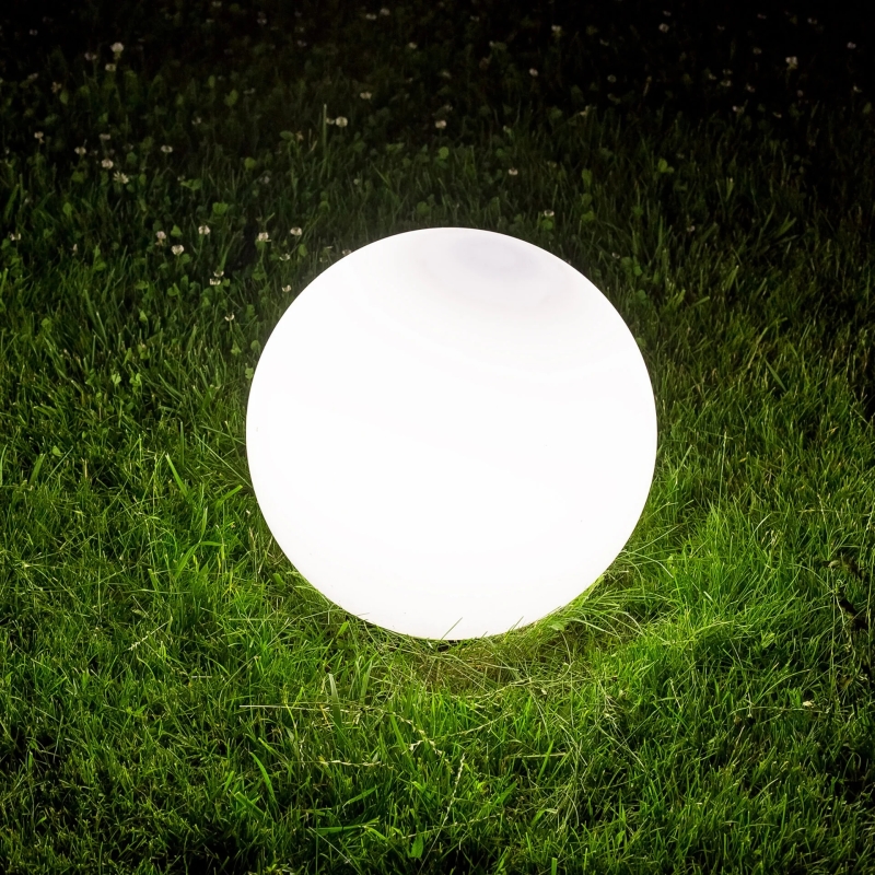 Lampa ogrodowa KULA ARGENTO 30cm 330383