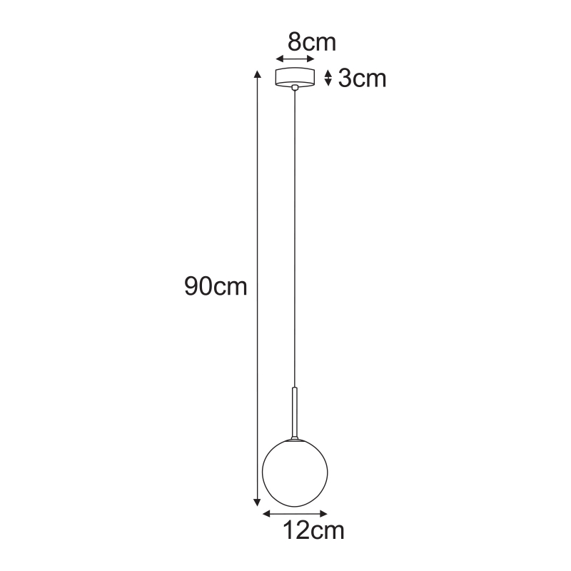 Lampa wisząca K-5680  AURA