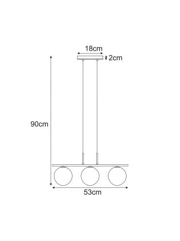 Lampa wisząca K-5687  GIRO