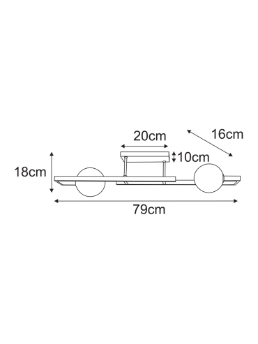 Lampa wisząca K-5770  TORES