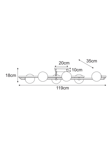 Lampa wisząca K-5772  TORES