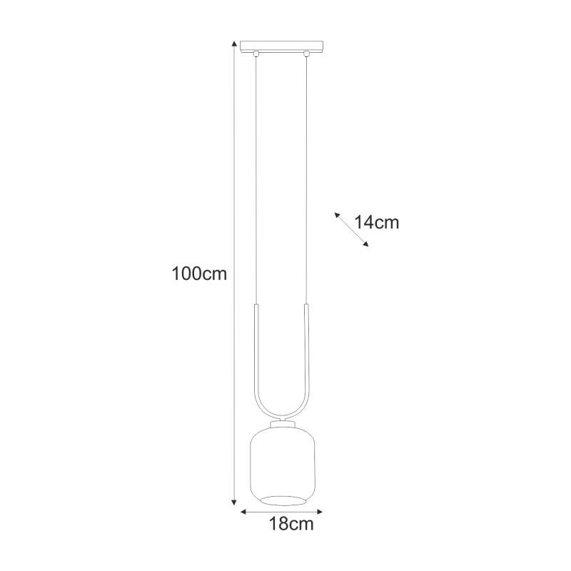 Lampa wisząca K-5585  BONO