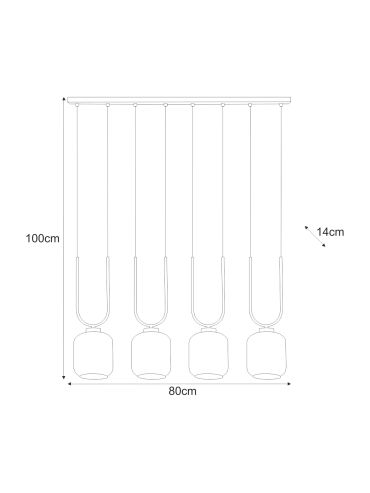 Lampa wisząca K-5587  BONO