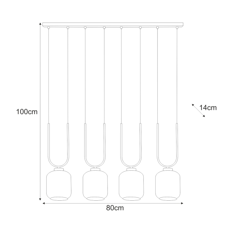 Lampa wisząca K-5582  CONI