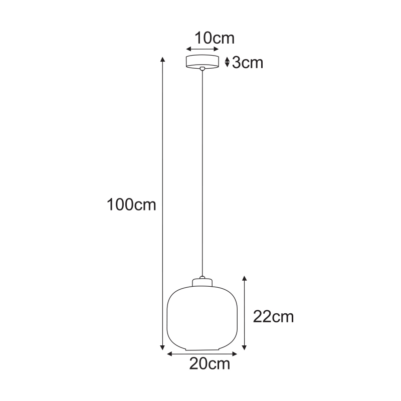 Lampa wisząca K-5650  CLARK
